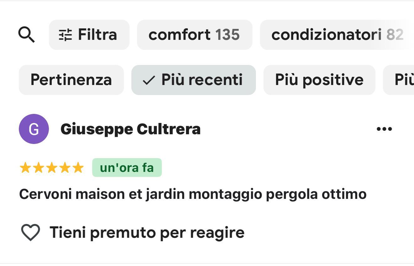 Screenshot reale recensione Google RECENSIONE_IMG_12